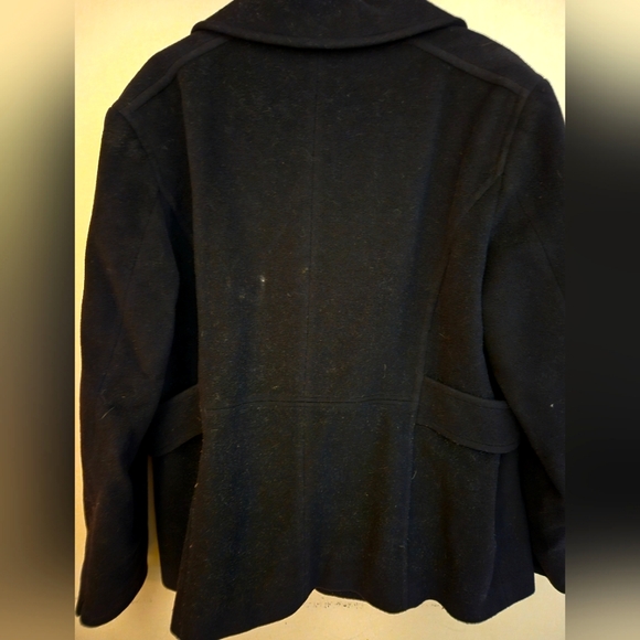 Wool Pea Coat | St. John's Bay | XL | Black |  | Outerwear | Womens | Vintage - Picture 3 of 6